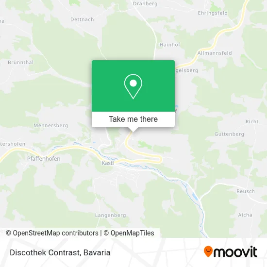 Discothek Contrast map