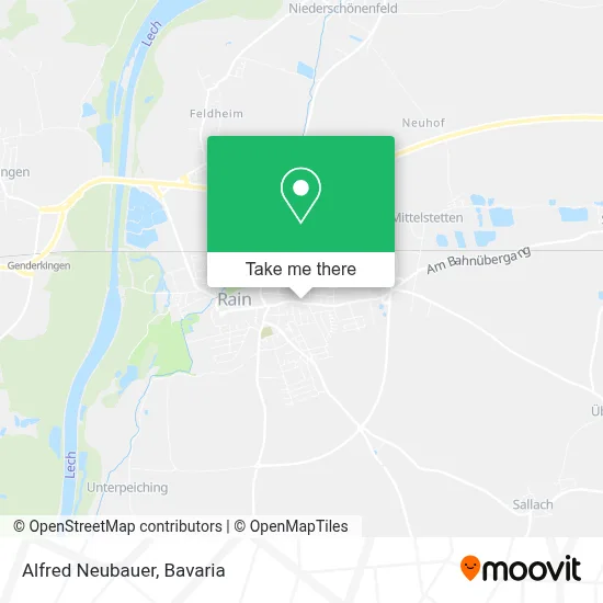 Alfred Neubauer map