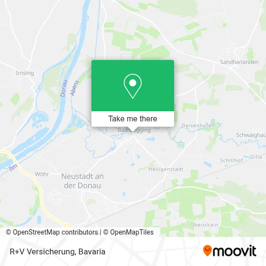 R+V Versicherung map