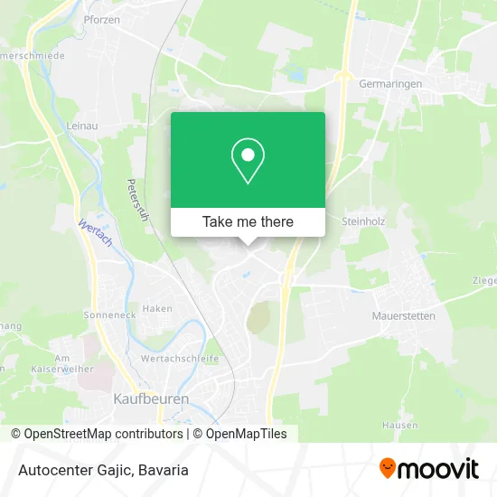 Autocenter Gajic map