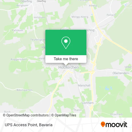 Ups Access Point map
