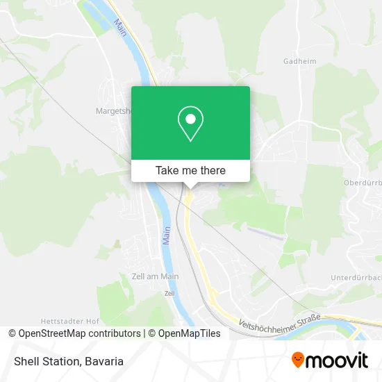 Shell Station map