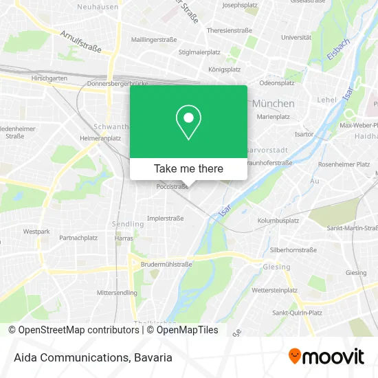 Aida Communications map