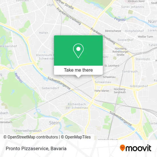 Pronto Pizzaservice map