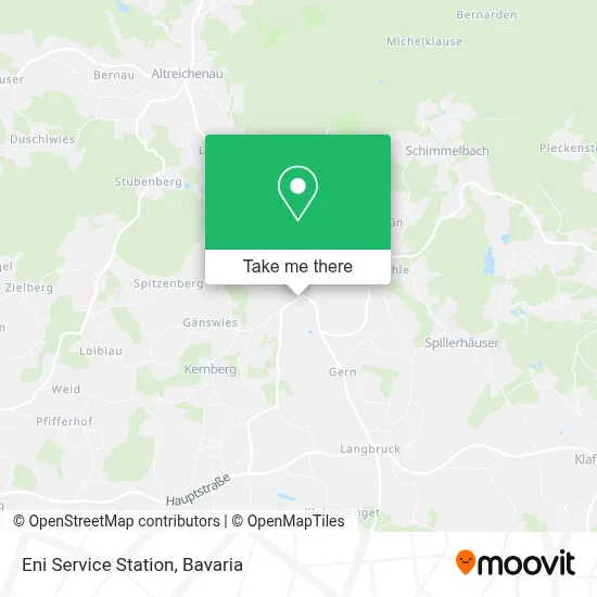 Eni Service Station map