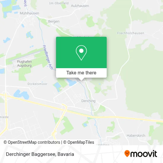 Derchinger Baggersee map