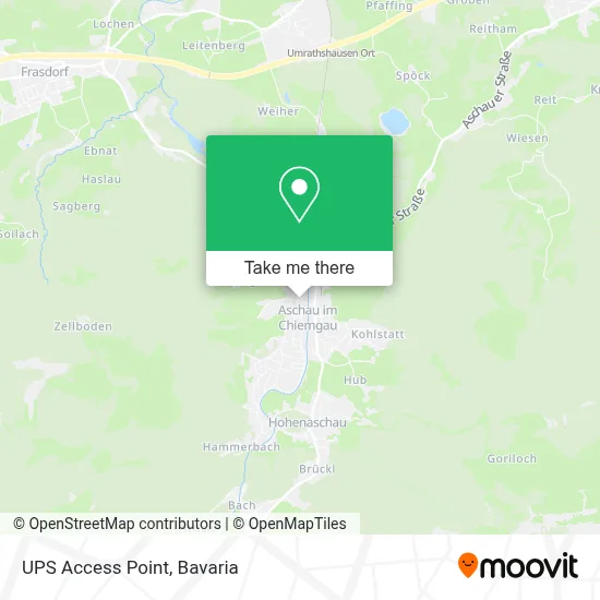 Ups Access Point map