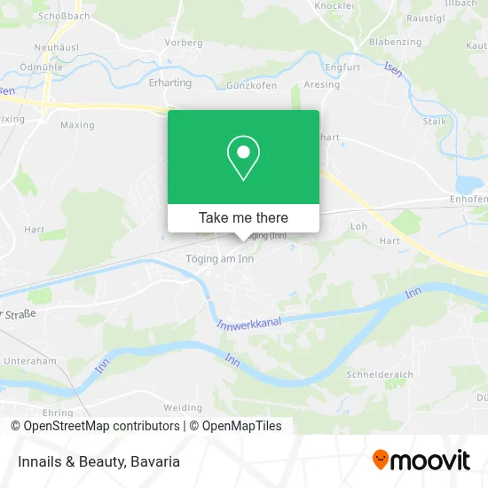 Innails & Beauty map