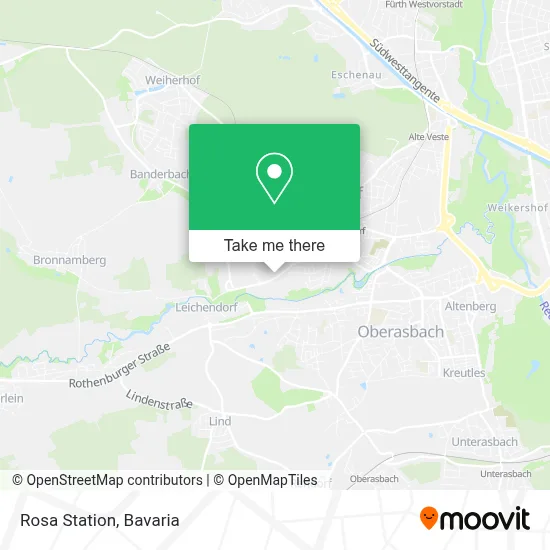 Rosa Station map