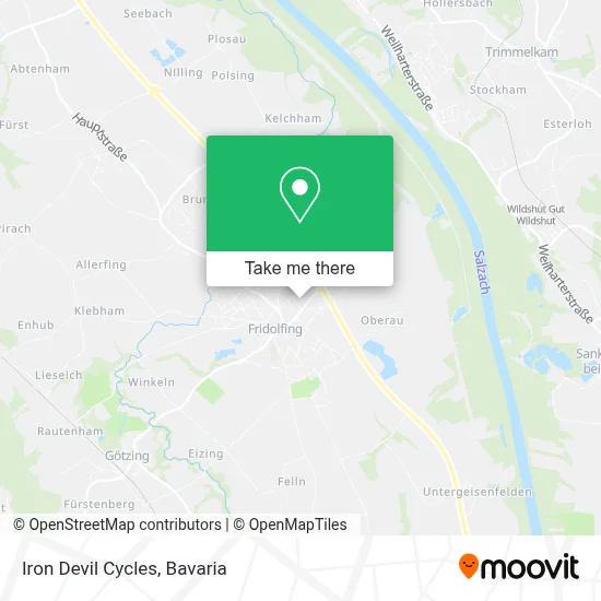 Iron Devil Cycles map