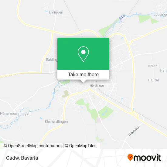 Cadw map
