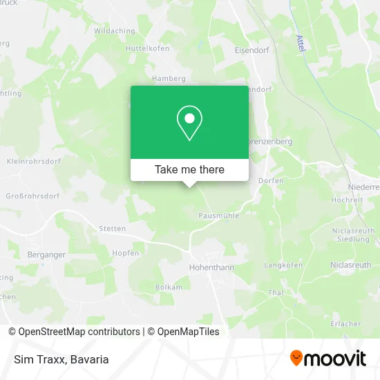 Sim Traxx map