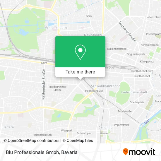 Blu Professionals Gmbh map