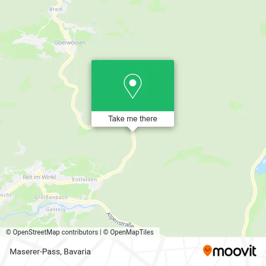 Maserer-Pass map