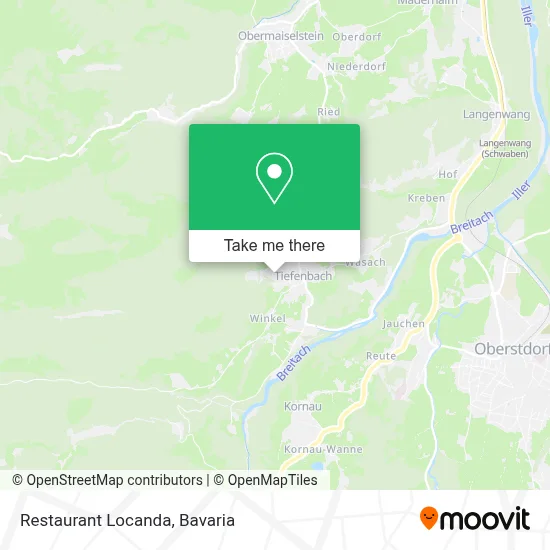 Restaurant Locanda map