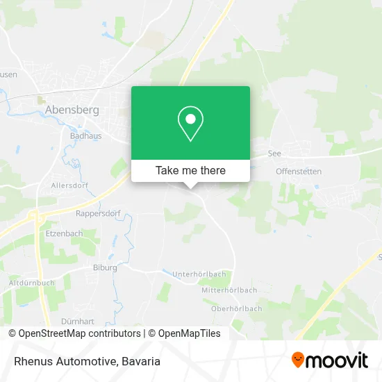 Rhenus Automotive map