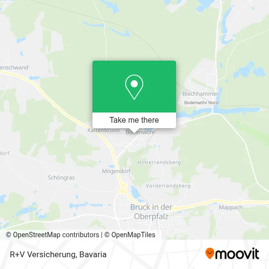 R+V Versicherung map