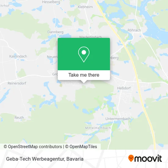Geba-Tech Werbeagentur map
