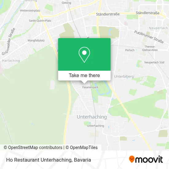 Ho Restaurant Unterhaching map