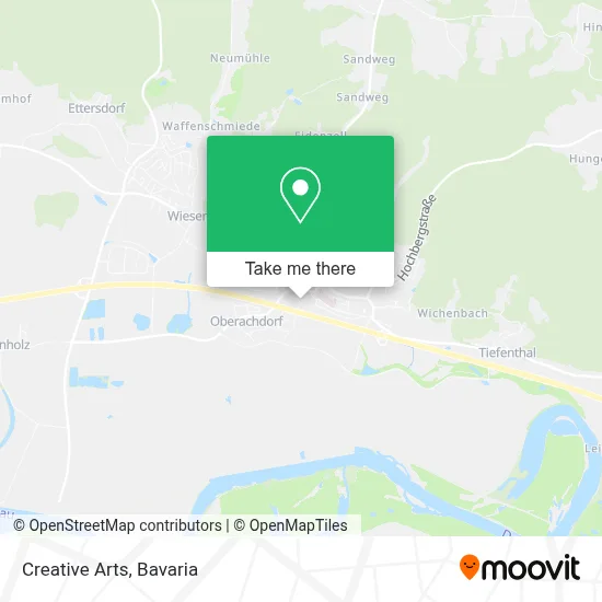 Creative Arts map