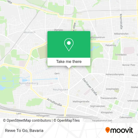 Rewe To Go map