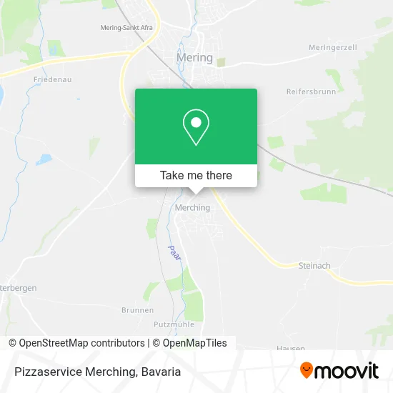 Pizzaservice Merching map