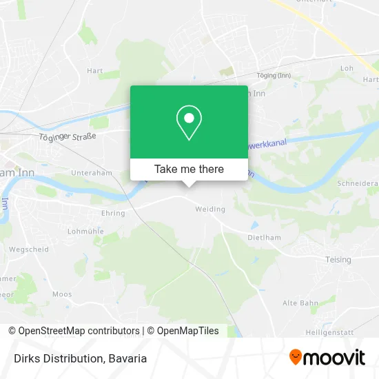Dirks Distribution map