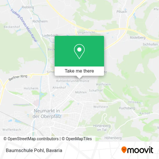 Baumschule Pohl map