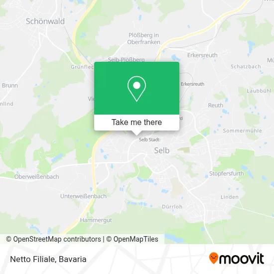 Netto Filiale map