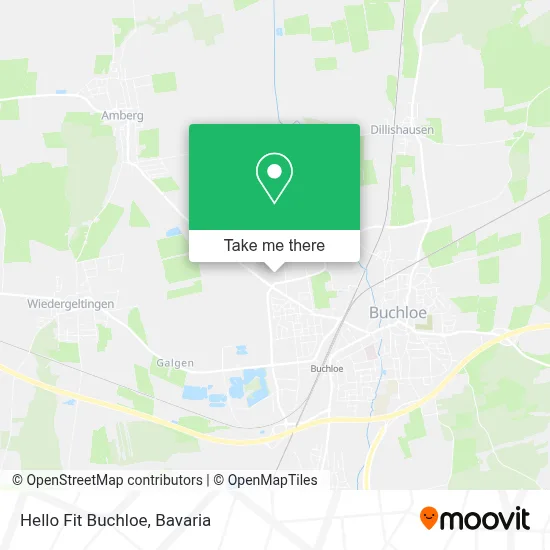 Hello Fit Buchloe map