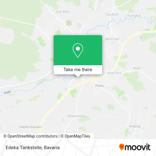 Edeka Tankstelle map