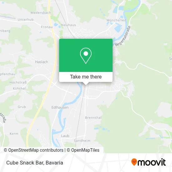 Cube Snack Bar map