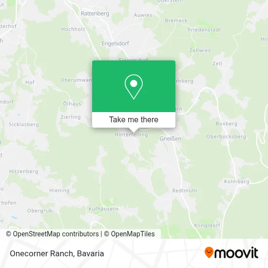 Onecorner Ranch map
