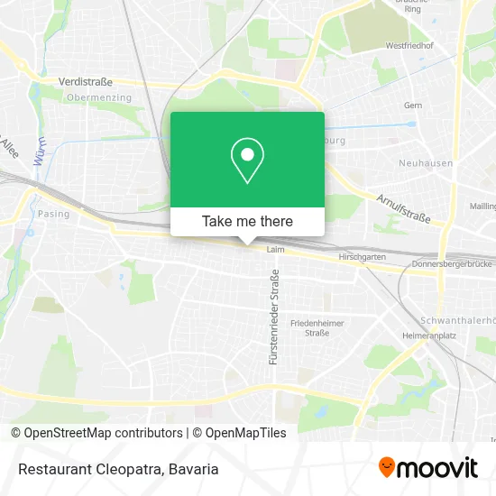 Restaurant Cleopatra map