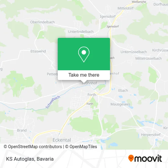 KS Autoglas map
