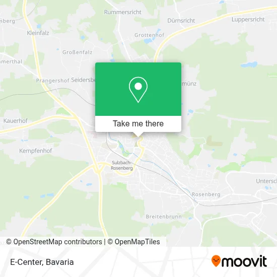 E-Center map