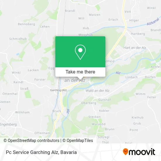 Pc Service Garching Alz map