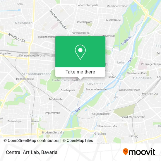 Central Art Lab map