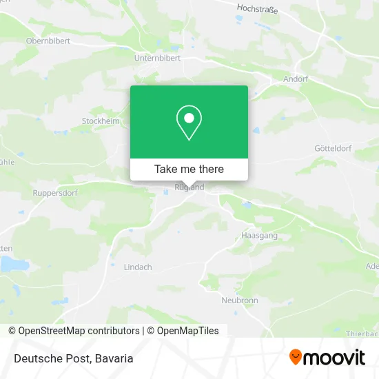 Deutsche Post map