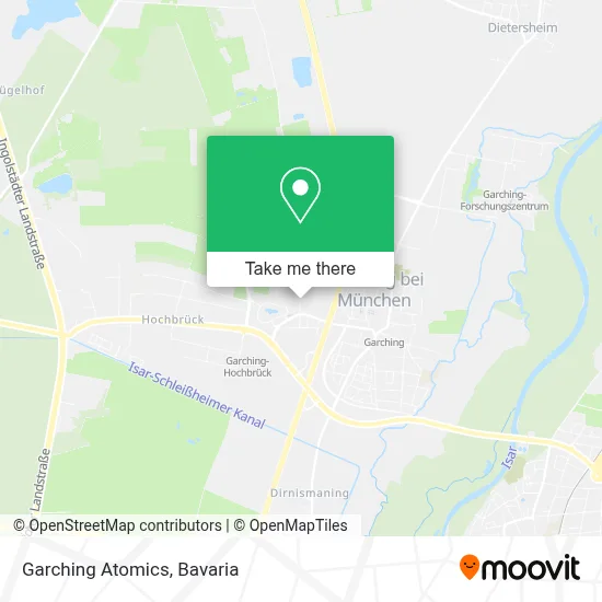 Garching Atomics map