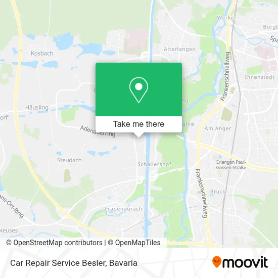 Car Repair Service Besler map
