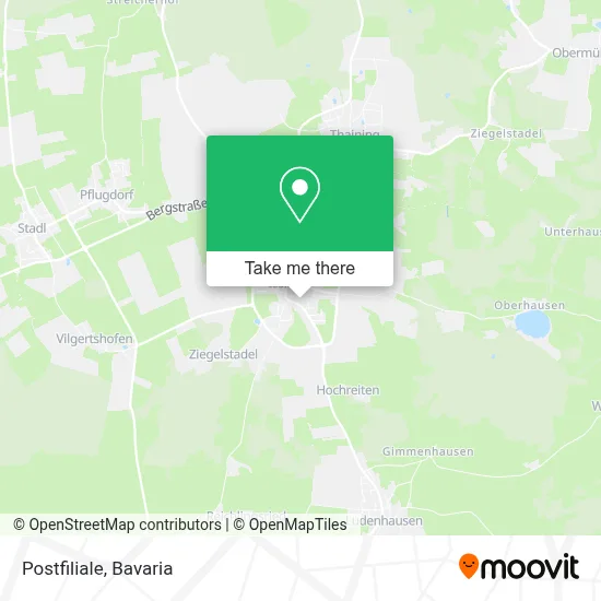 Postfiliale map