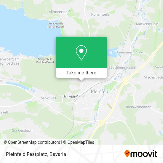 Pleinfeld Festplatz map
