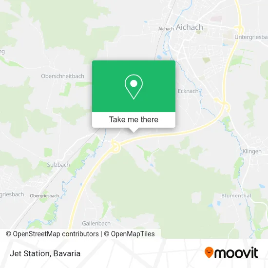 Jet Station map