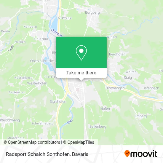 Radsport Schaich Sonthofen map