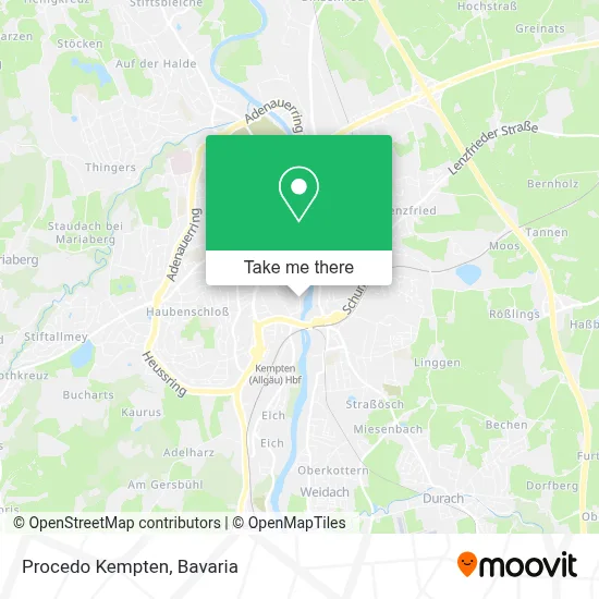 Procedo Kempten map