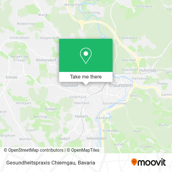 Gesundheitspraxis Chiemgau map