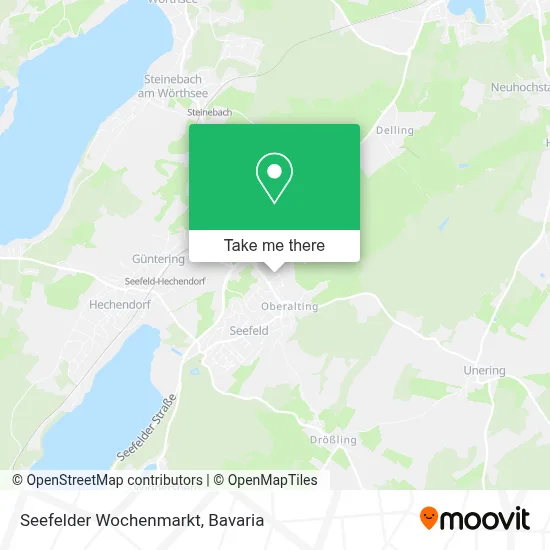Seefelder Wochenmarkt map