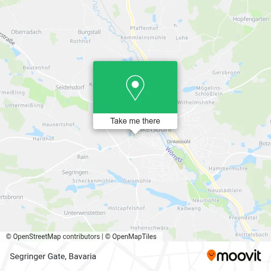 Segringer Gate map