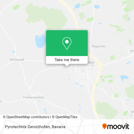 Pyrotechnix Gerolzhofen map